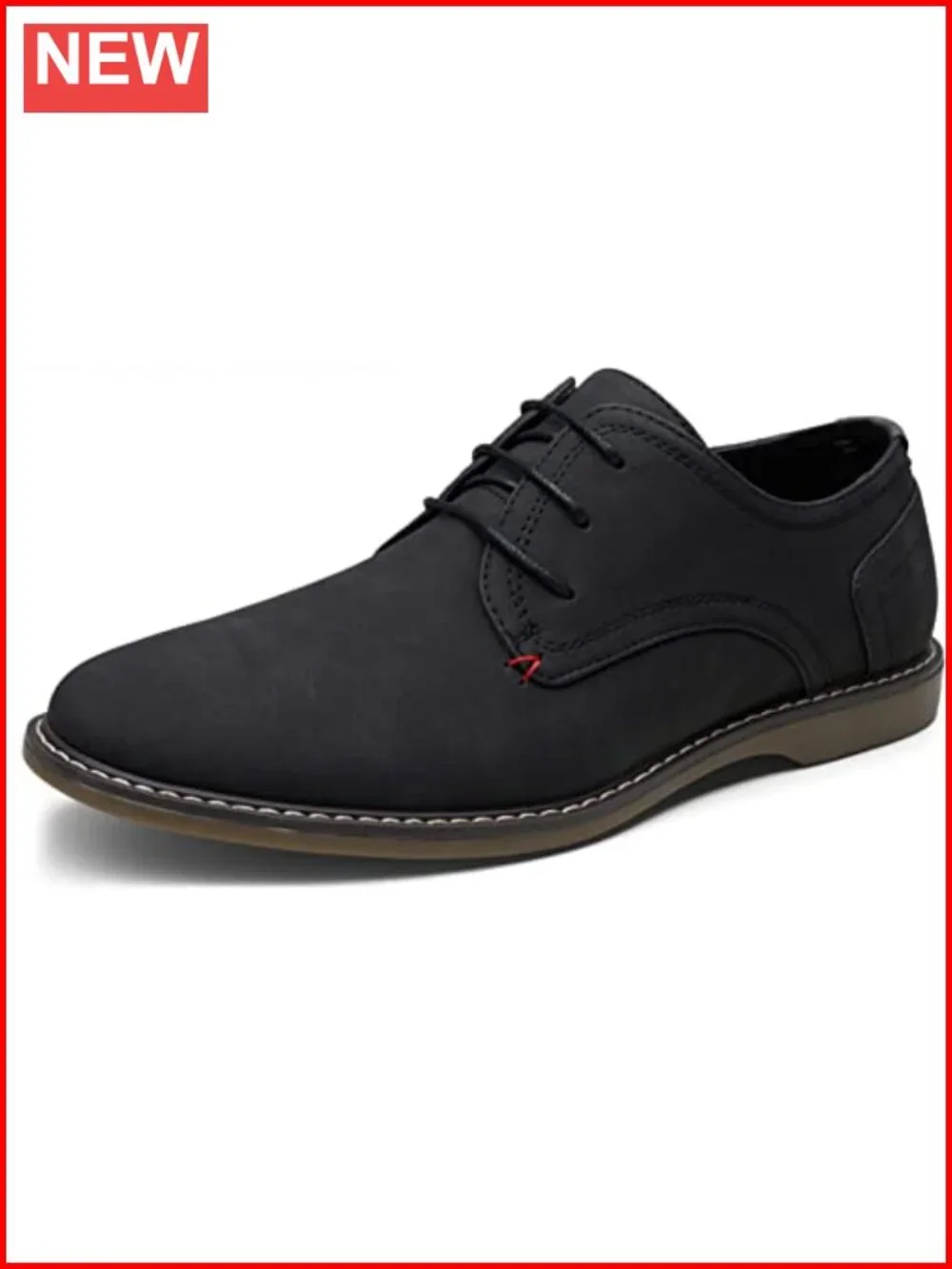 Men's Casual Dress Shoes Retro Business Classic Oxfords PU Leather Lace-Up